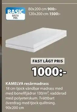 JYSK KAMELVA resårmadrass erbjuda