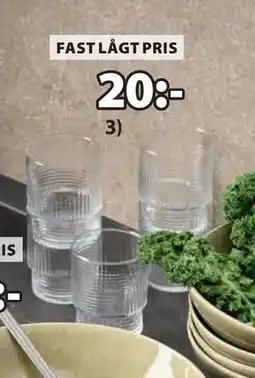 JYSK FERDINAND dricksglas erbjuda