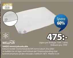 JYSK VARDO memoryskumkudde erbjuda