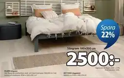JYSK KILDEN sängram erbjuda