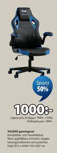 JYSK VOJENS gamingstol erbjuda