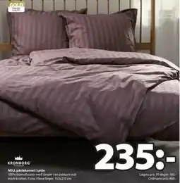 JYSK NELL påslakanset i satin erbjuda