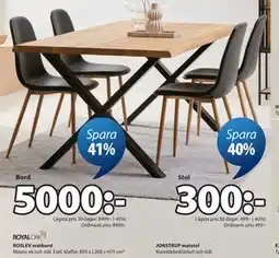 JYSK JONSTRUP matstol erbjuda
