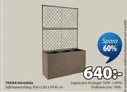 JYSK TRANA blomlåda erbjuda
