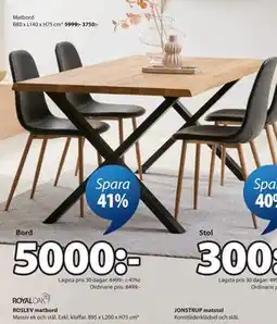 JYSK ROSLEV matbord erbjuda