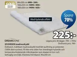 JYSK EFJORDEN madrasskydd erbjuda