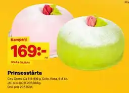 City Gross Prinsesstårta erbjuda