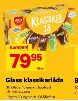 City Gross Glass klassikerlåda erbjuda