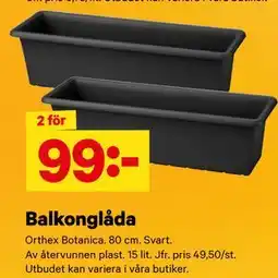 City Gross Balkonglåda erbjuda