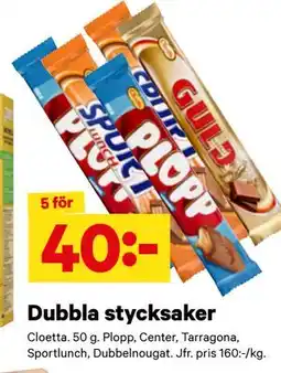 City Gross Dubbla stycksaker erbjuda