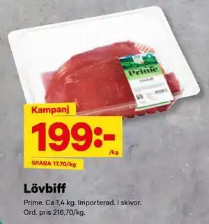 City Gross Lövbiff erbjuda