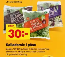 City Gross Salladsmix i påse erbjuda