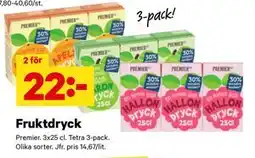 City Gross Fruktdryck erbjuda