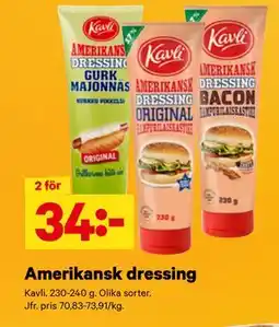 City Gross Amerikansk dressing erbjuda