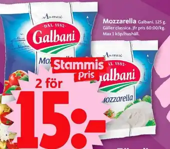 Galbani Mozzarella 125 g