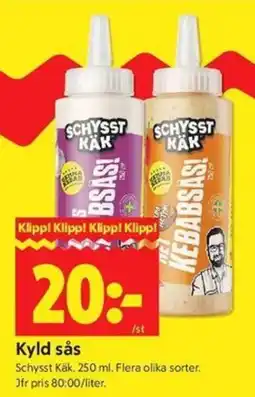 ICA Kvantum Schysst Käk Kyld sås erbjuda