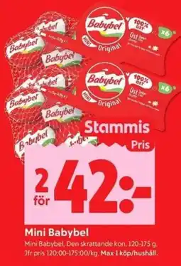 ICA Kvantum Mini Babybel erbjuda