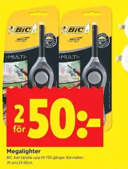 ICA Kvantum BIC Megalighter erbjuda
