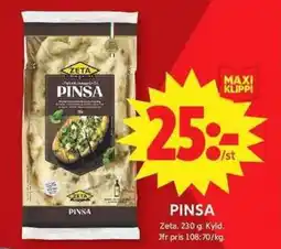 ICA Maxi ZETA Pinsa erbjuda