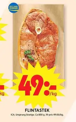 ICA Maxi ICA Flintastek erbjuda