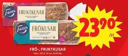 ICA Maxi FAZER Frö-, fruktkusar erbjuda