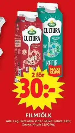 ICA Maxi ARLA Filmjölk erbjuda