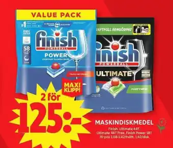 ICA Maxi FINISH Maskindiskmedel erbjuda