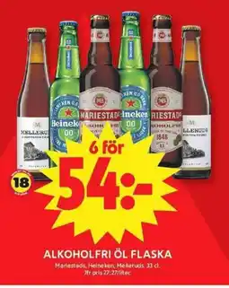 ICA Maxi Alkoholfri öl flaska erbjuda