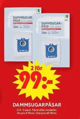 ICA Maxi ICA Dammsugarpåsar erbjuda