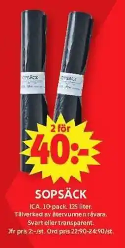ICA Maxi ICA Sopsäck erbjuda