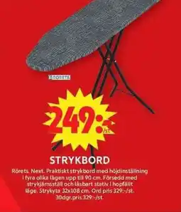 ICA Maxi RORETS Strykbord erbjuda