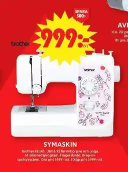 ICA Maxi BROTHER KE14S Symaskin erbjuda