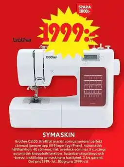 ICA Maxi BROTHER Symaskin erbjuda