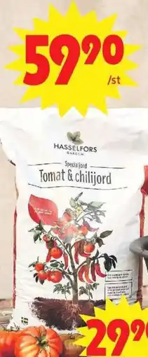 ICA Maxi HASSELFORS Tomat och chilijord erbjuda