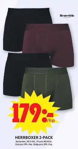 ICA Maxi Herrboxer 2-pack erbjuda