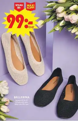 ICA Maxi Ballerina erbjuda