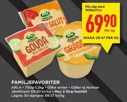Willys ARLA Familjefavoriter erbjuda