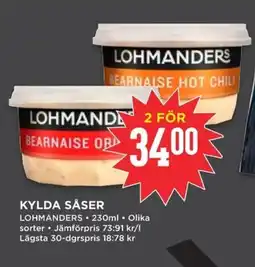 Willys LOHMANDERS Kylda såser erbjuda