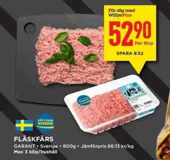 Fläskfärs