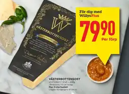 Willys Västerbottensost erbjuda