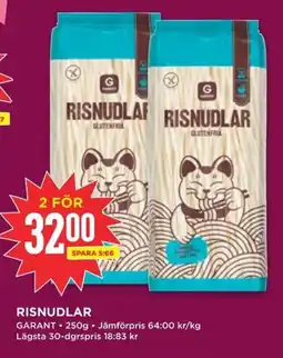 Willys GARANT Risnudlar erbjuda