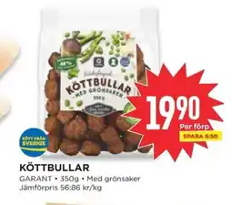Willys GARANT Köttbullar erbjuda