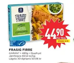 Willys GARANT Frasig firre erbjuda