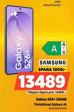 Power Galaxy S26+ 256GB erbjuda