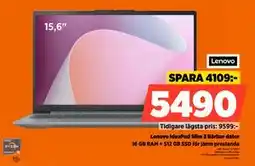 Power Lenovo IdeaPad Slim 3 Bärbar dator erbjuda