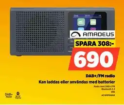 Power DAB+/FM radio erbjuda