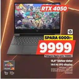 Power 15,6 bärbar dator erbjuda