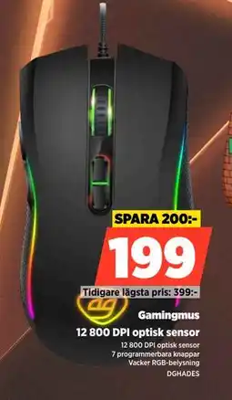 Power Gamingmus erbjuda