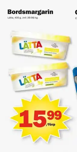Pekås Bordsmargarin erbjuda
