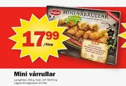 Pekås Mini vårrullar erbjuda